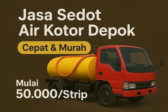 sedot air kotor depok